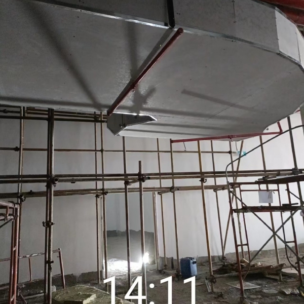 鐵皮風管巖棉硅酸鹽板復合風管